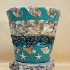Pearl Tide - Mosaic Art Planter