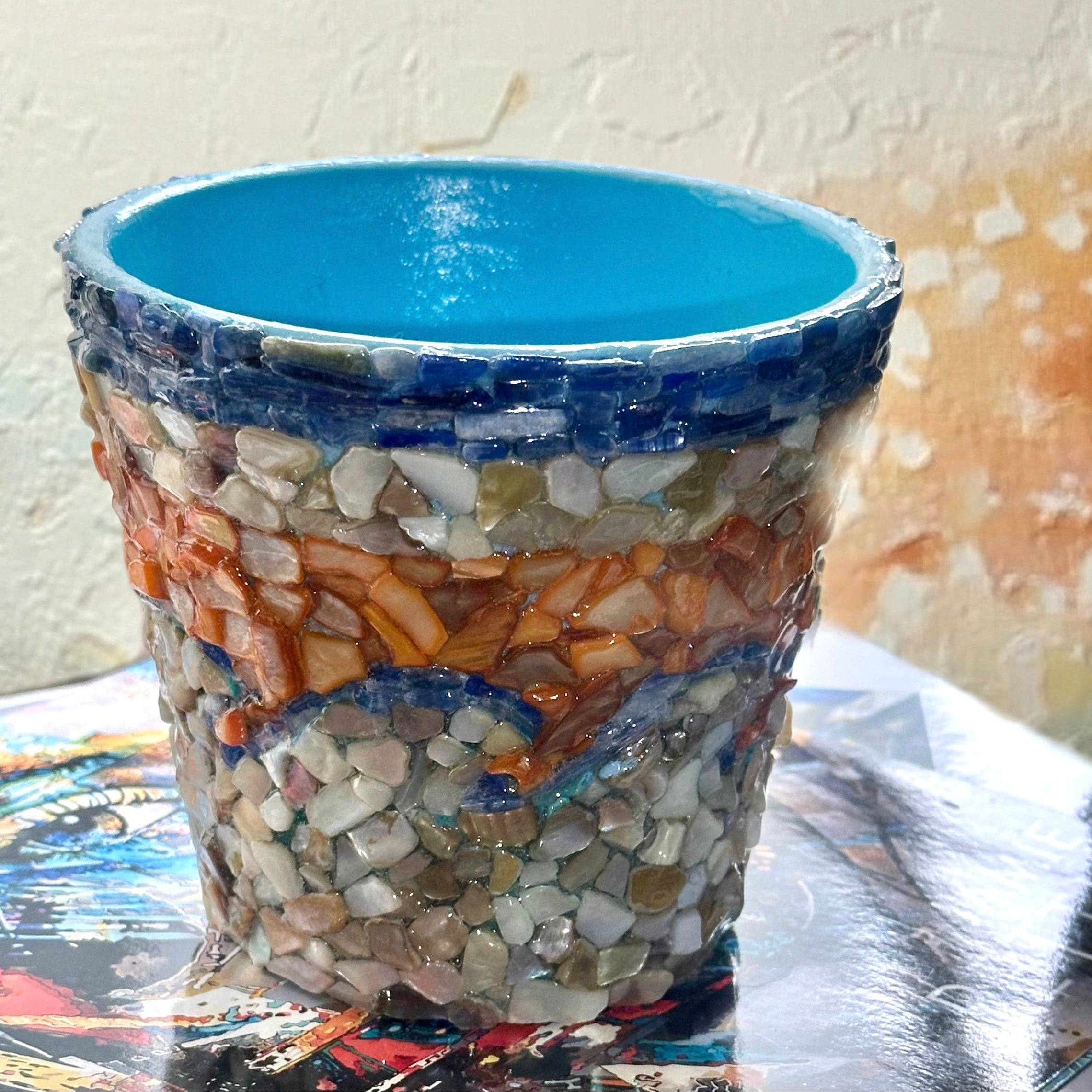 Destined by the Sea - Mosaic Art Planter 🌊