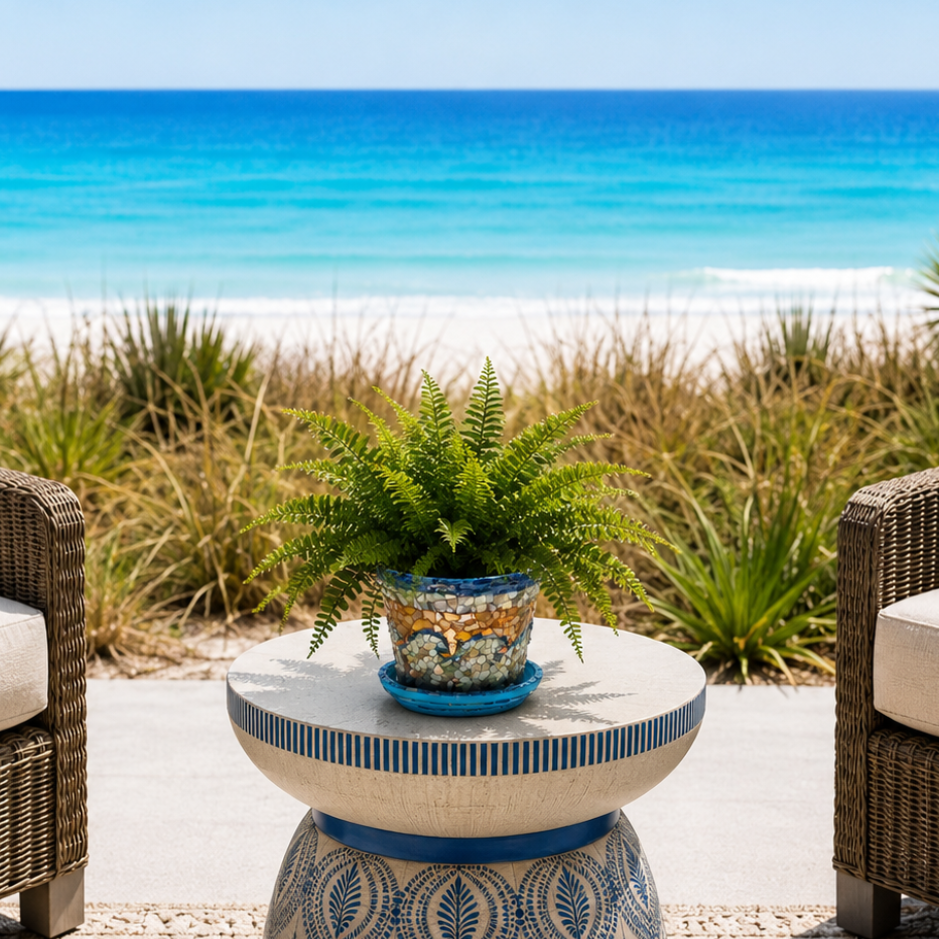 Destined by the Sea - Mosaic Art Planter 🌊