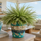Pearl Tide - Mosaic Art Planter