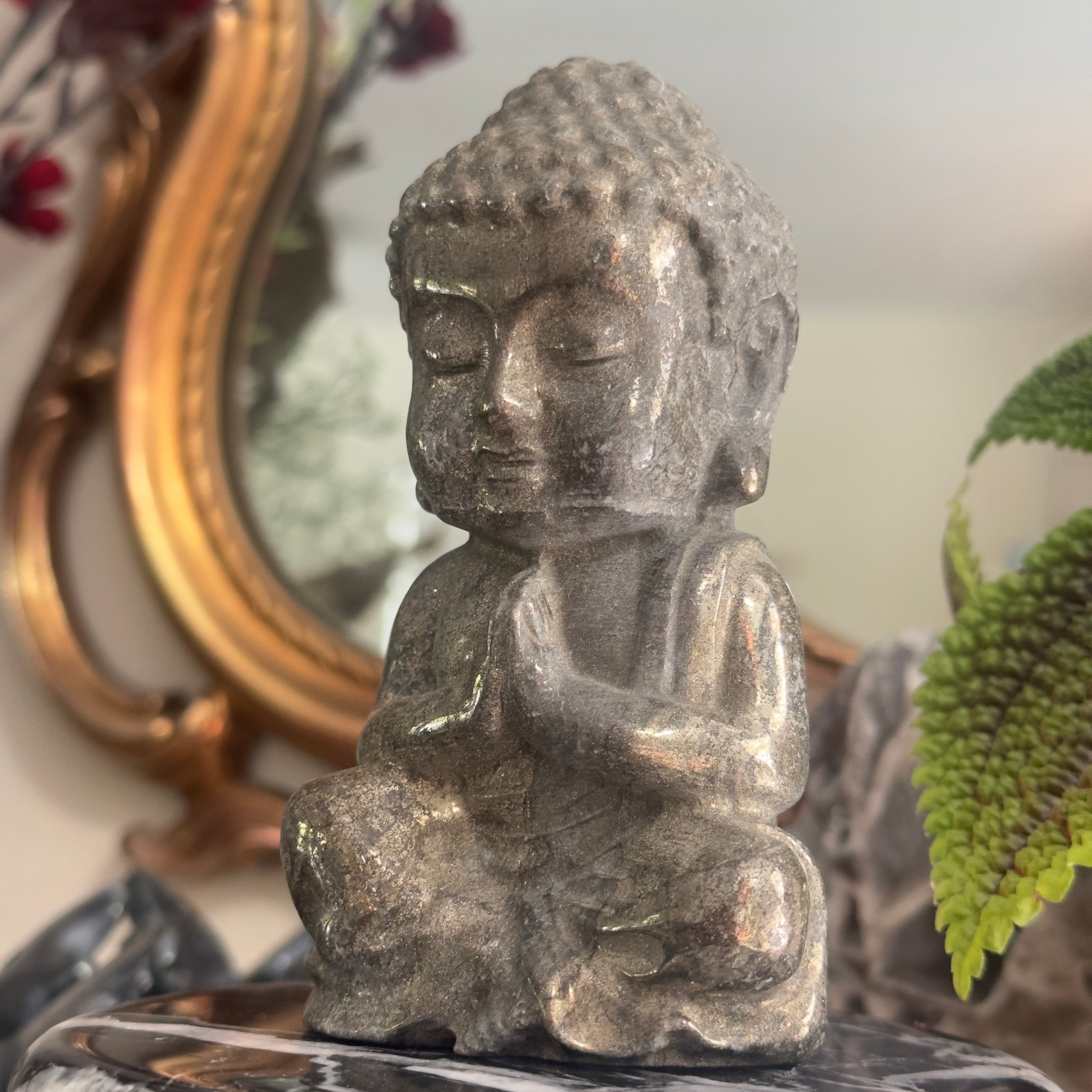 Large Pyrite Buddha