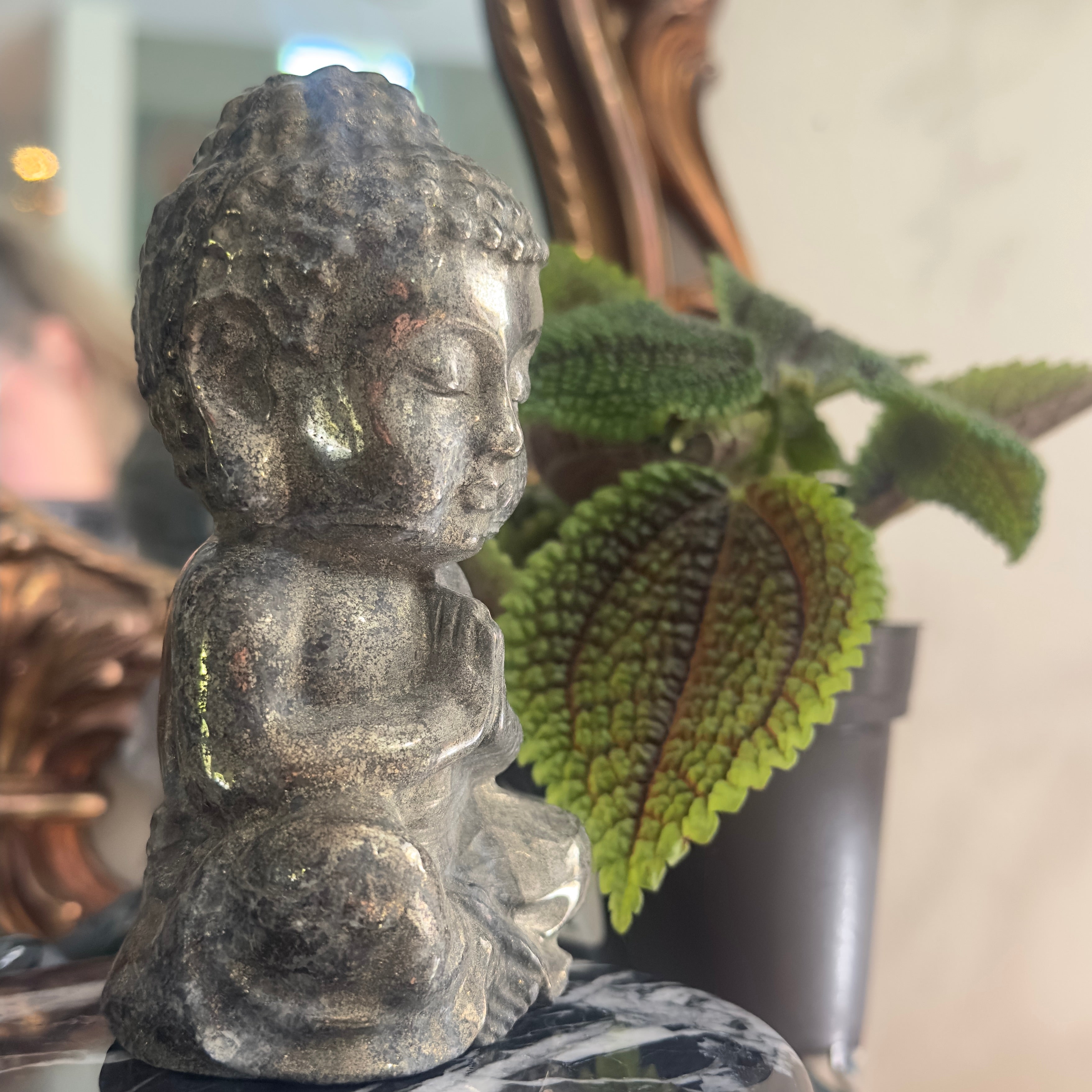 Large Pyrite Buddha