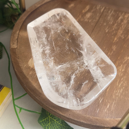 Clear Quartz Trinket Dish