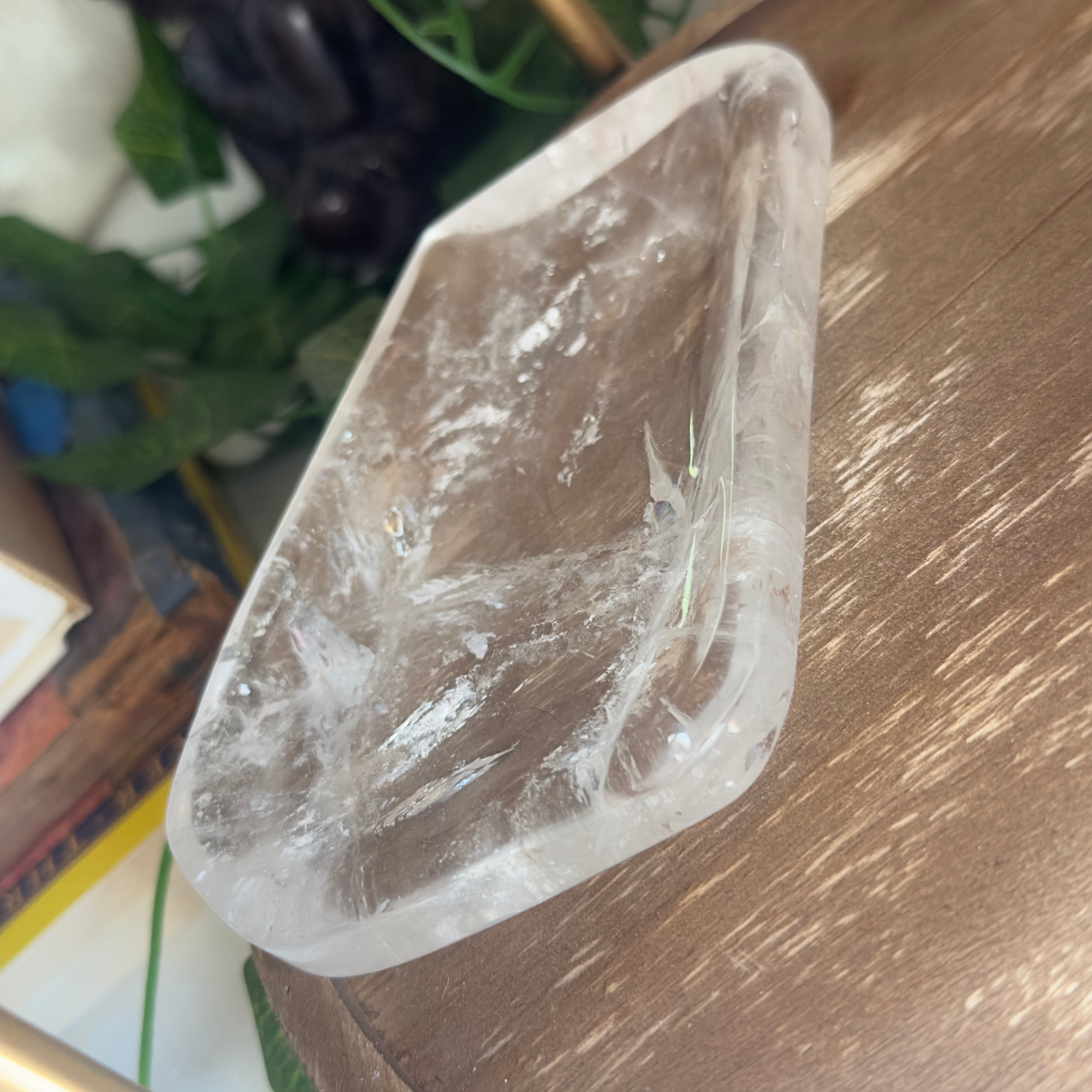 Clear Quartz Trinket Dish