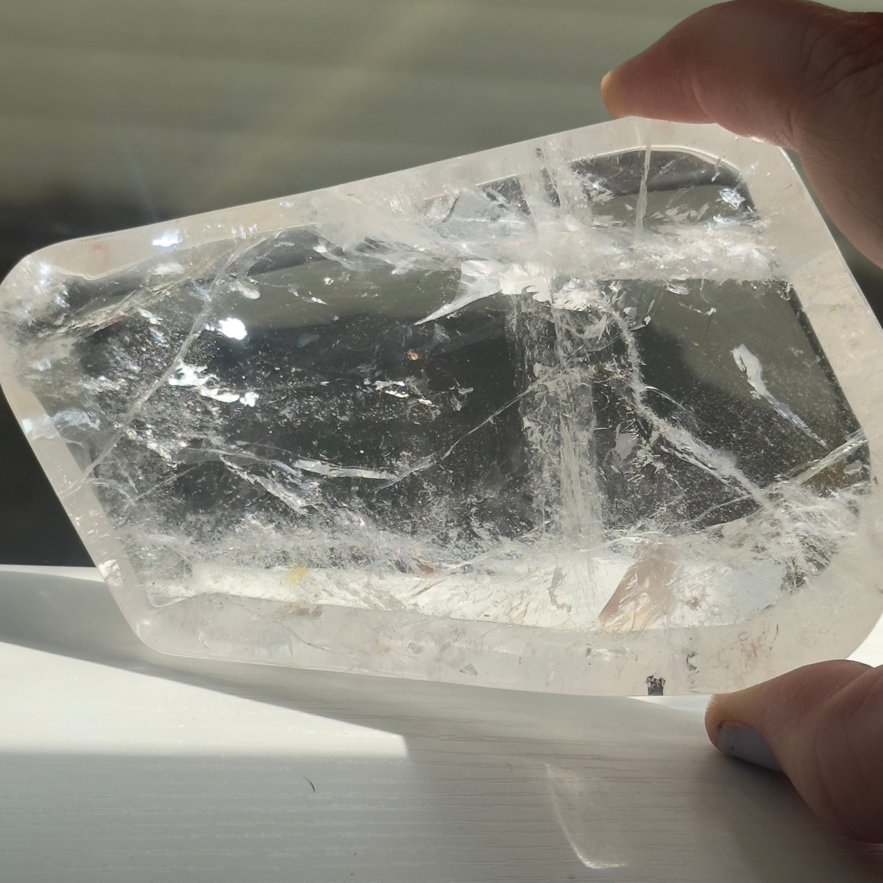 Clear Quartz Trinket Dish