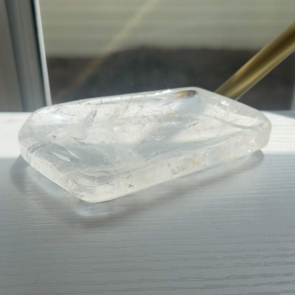 Clear Quartz Trinket Dish