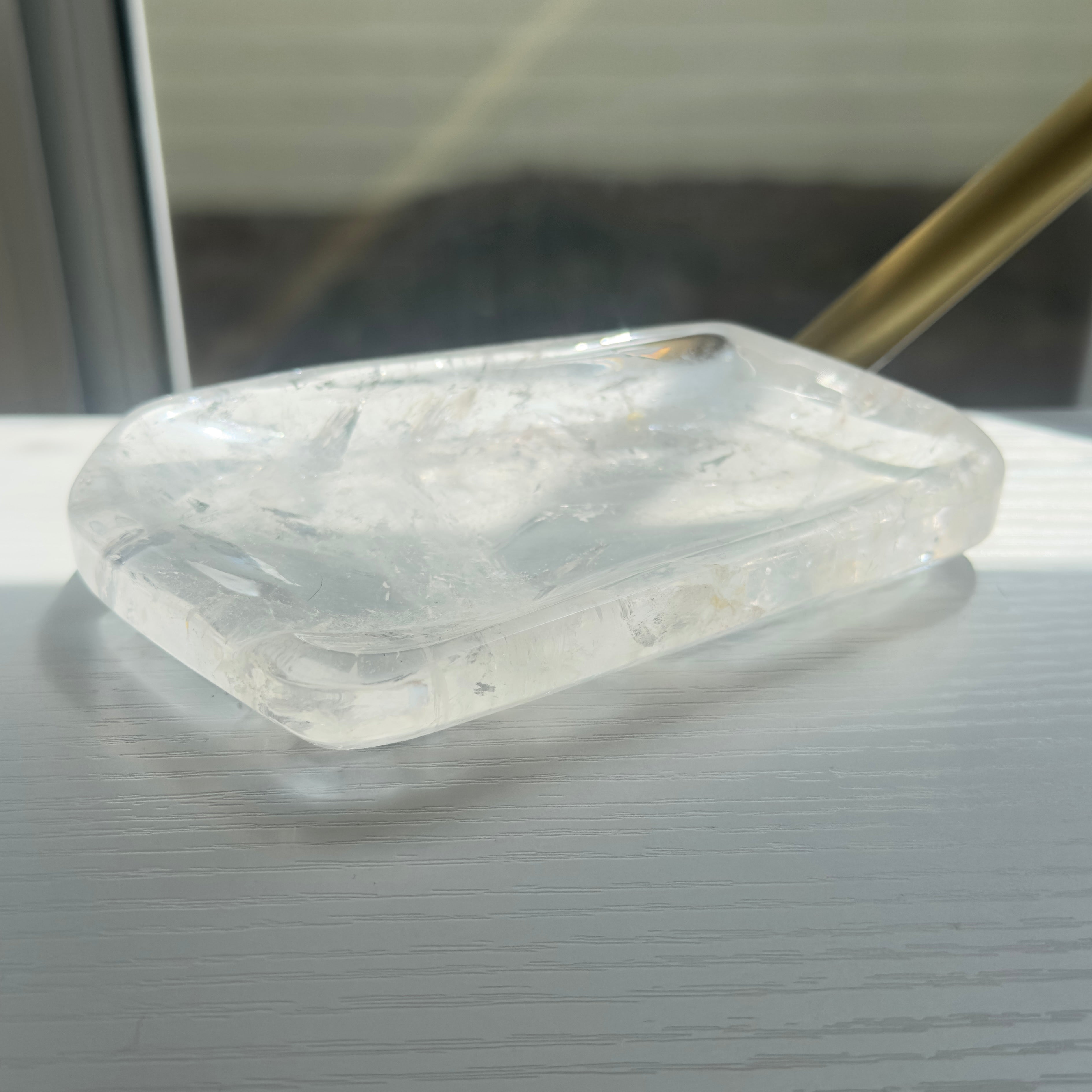 Clear Quartz Trinket Dish