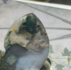 Moss Agate 3D Butterfly - A