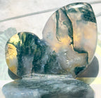 Moss Agate 3D Butterfly - D