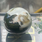 Moss Agate Sphere - A