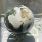 Moss Agate Sphere - A