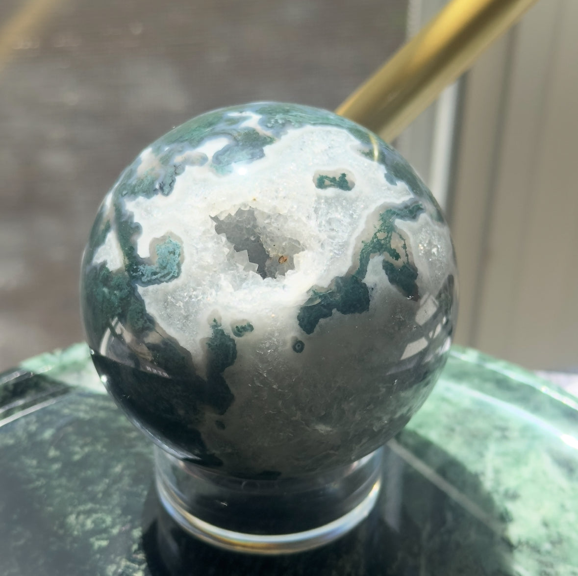Moss Agate Sphere - B