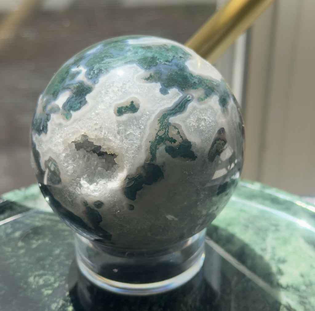 Moss Agate Sphere - B