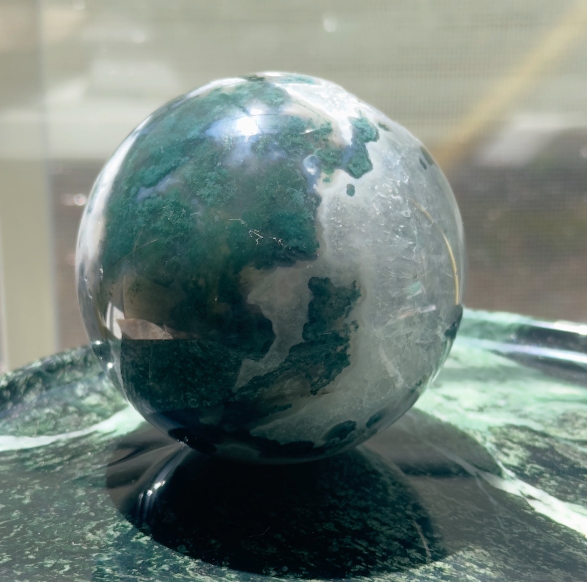 Moss Agate Sphere - B