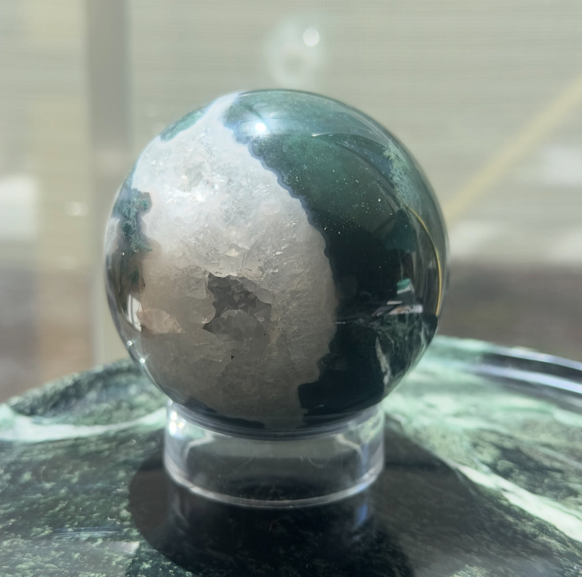Moss Agate Sphere - B