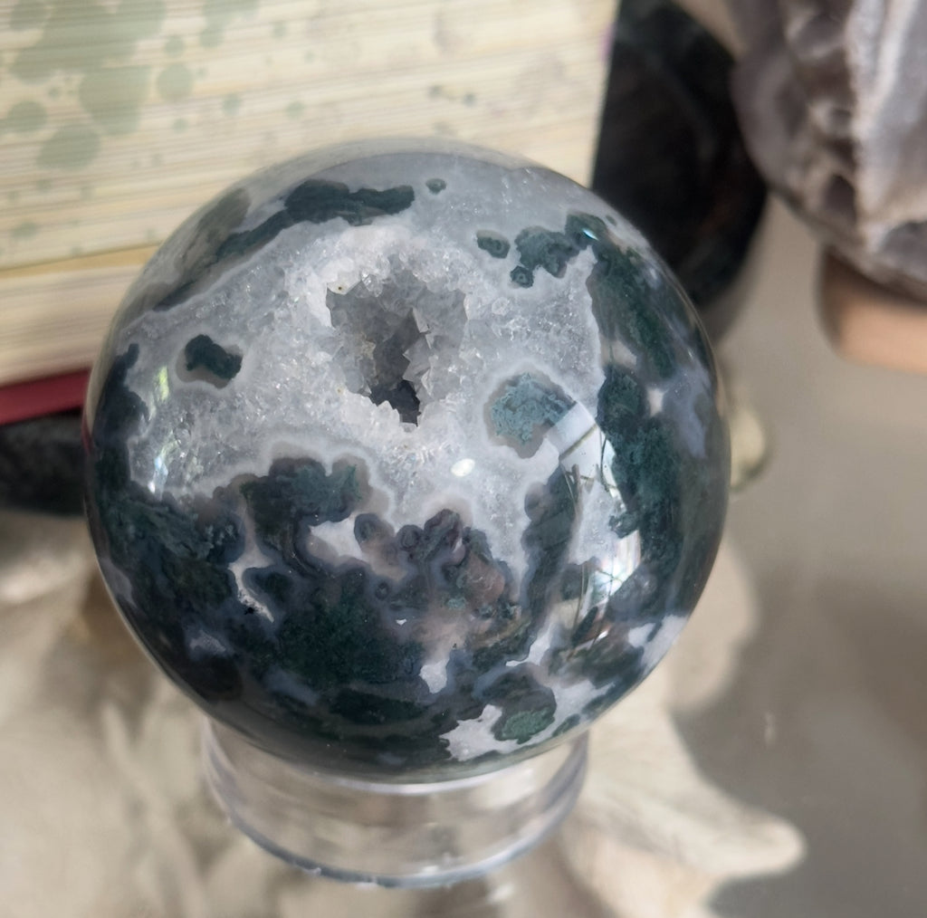 Moss Agate Sphere - B