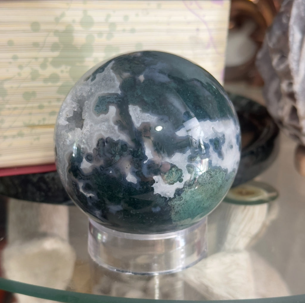 Moss Agate Sphere - B