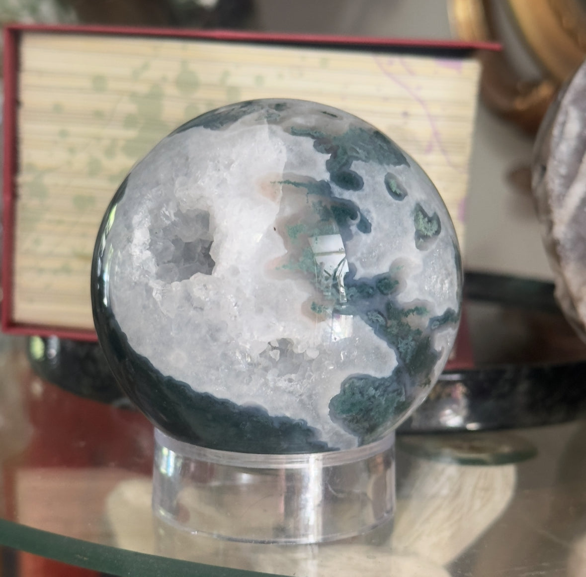 Moss Agate Sphere - B