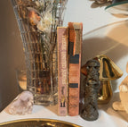 3 Skull Stack Pyrite Carving | See No Evil, Hear No Evil, Speak No Evil