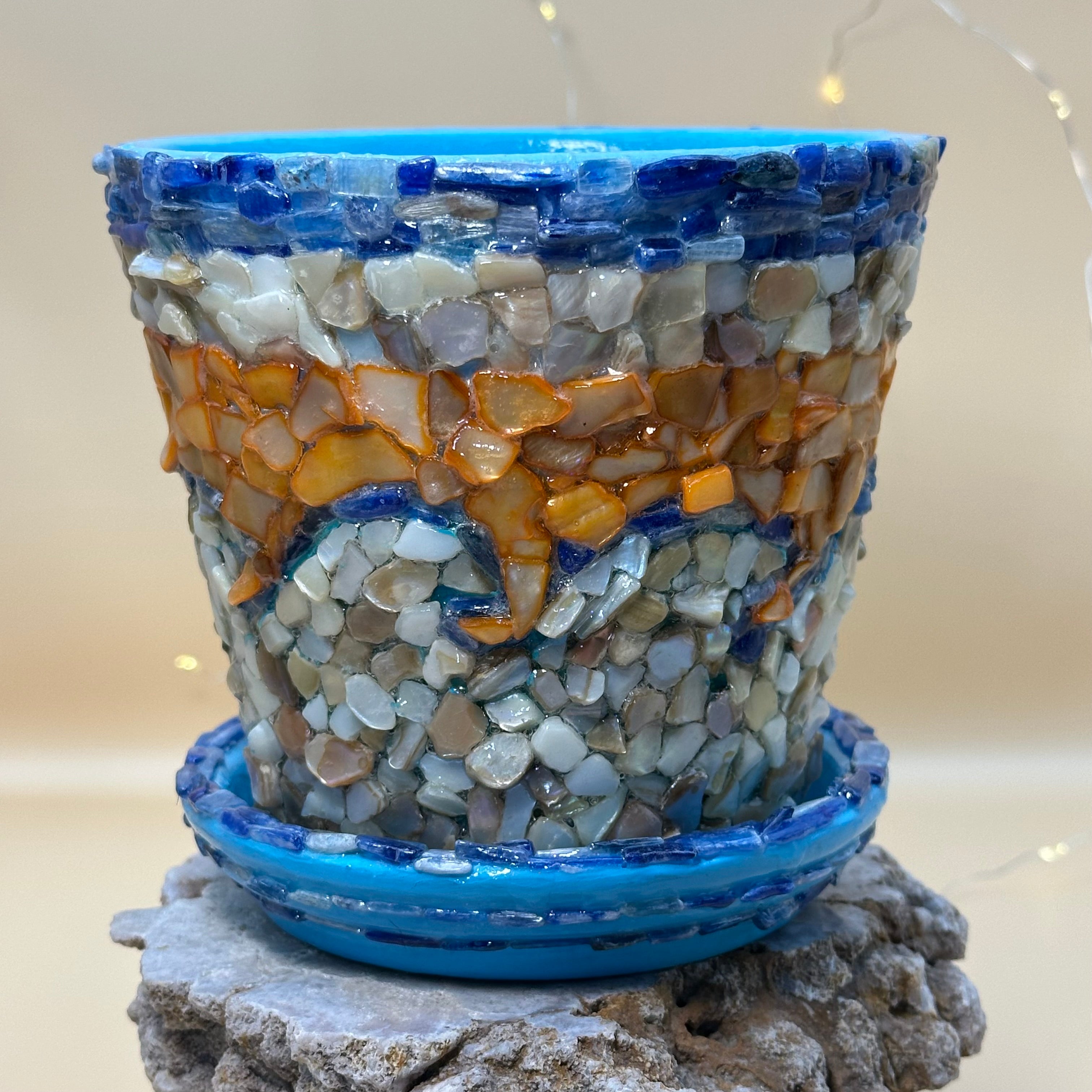 Destined by the Sea - Mosaic Art Planter 🌊
