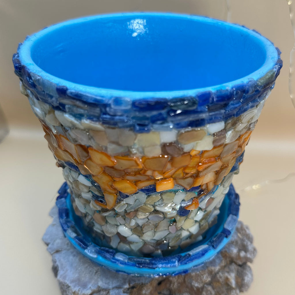 Destined by the Sea - Mosaic Art Planter 🌊