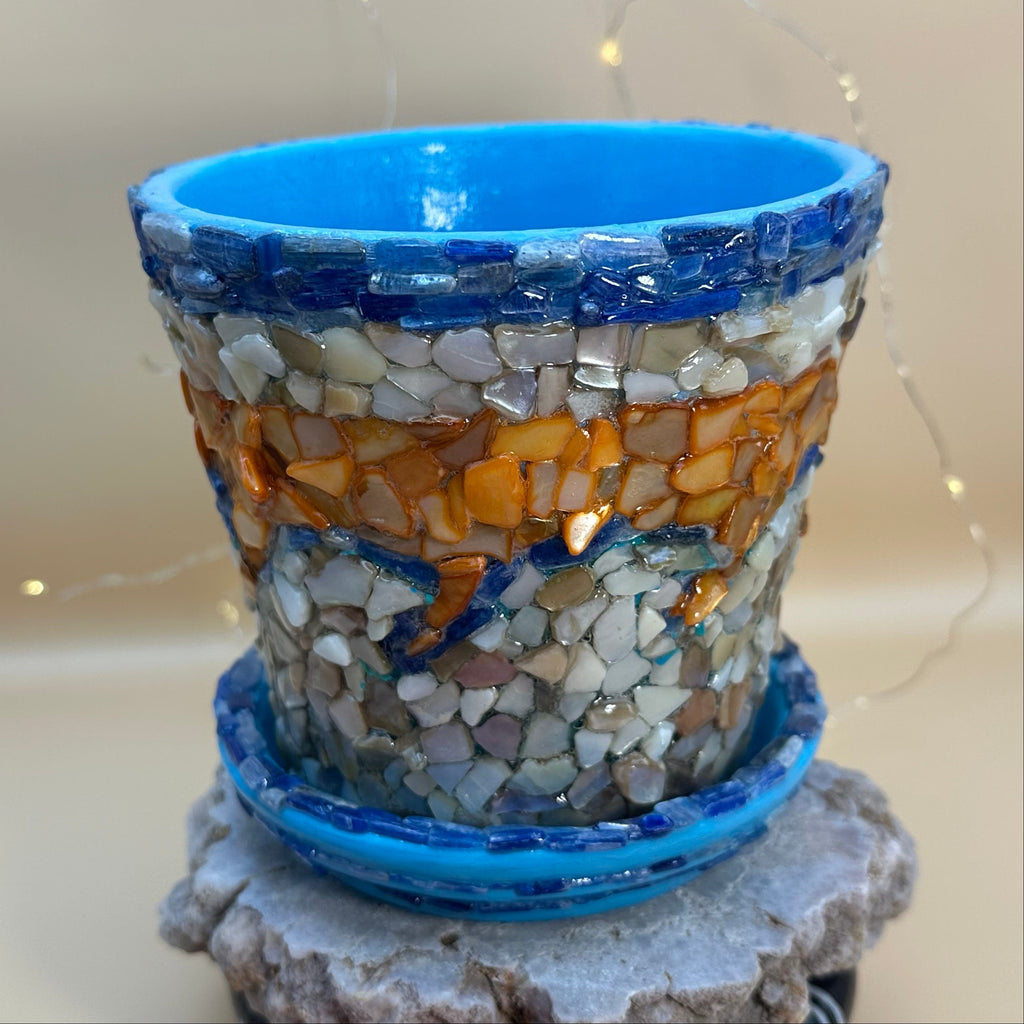 Destined by the Sea - Mosaic Art Planter 🌊