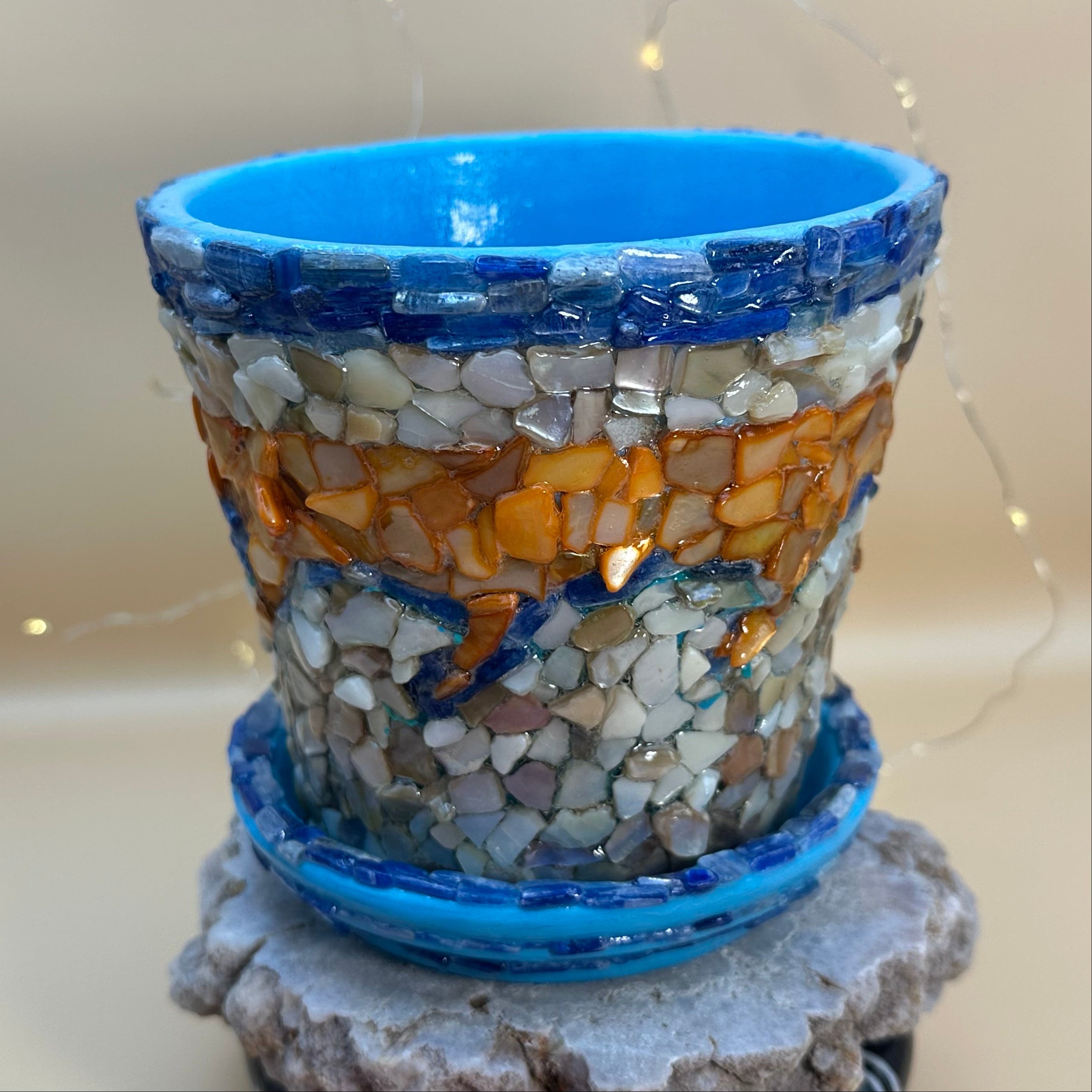 Destined by the Sea - Mosaic Art Planter 🌊