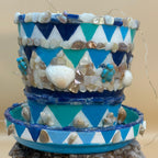 Tide Pool Treasures - Mosaic Art Planter