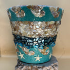 Pearl Tide - Mosaic Art Planter