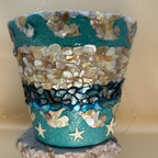 Pearl Tide - Mosaic Art Planter