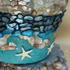 Pearl Tide - Mosaic Art Planter