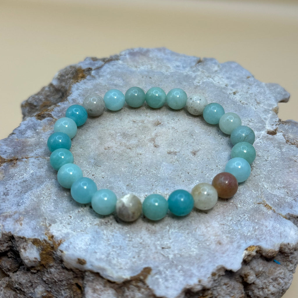 Hemimorphite Crystal Bracelet