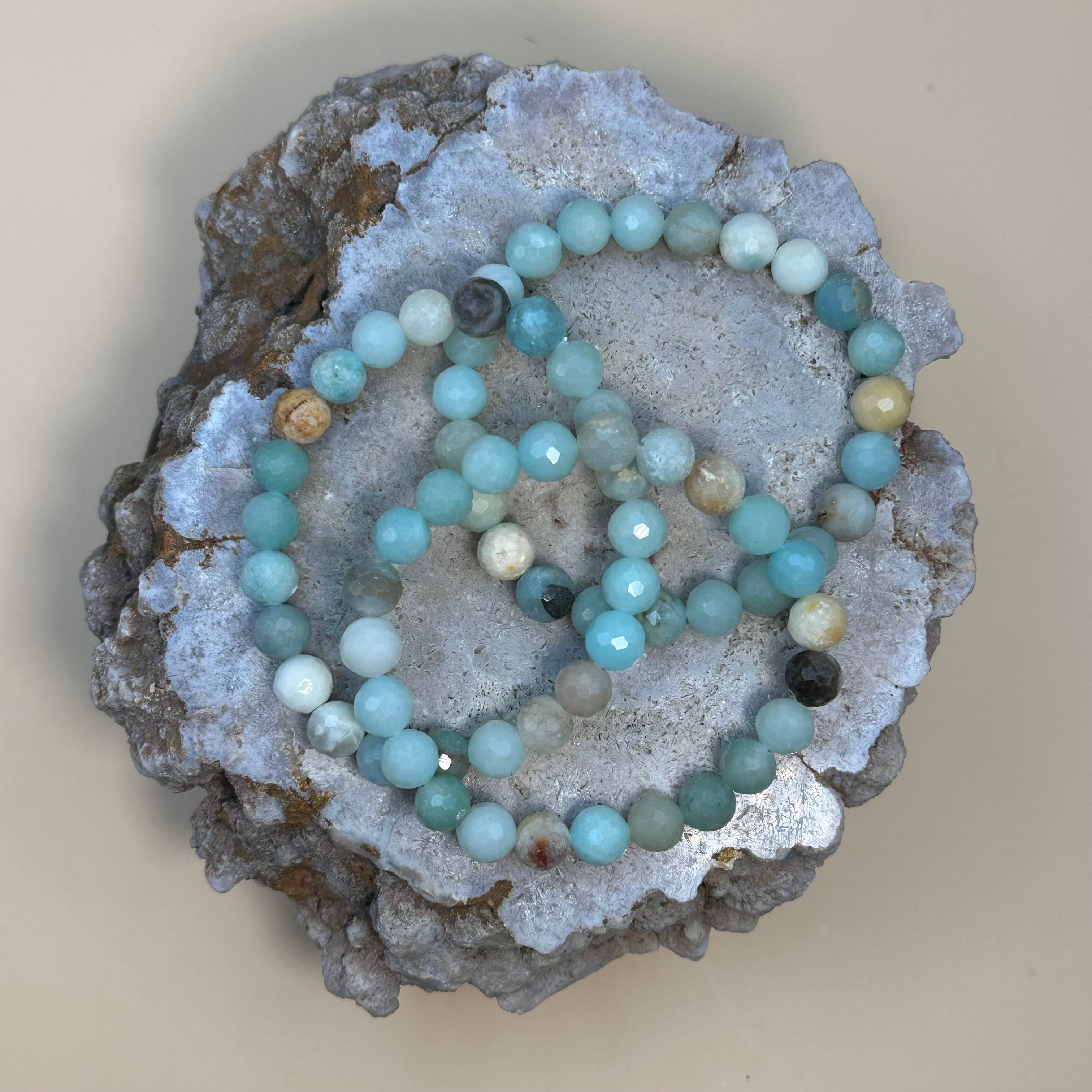 Hemimorphite Crystal Bracelet