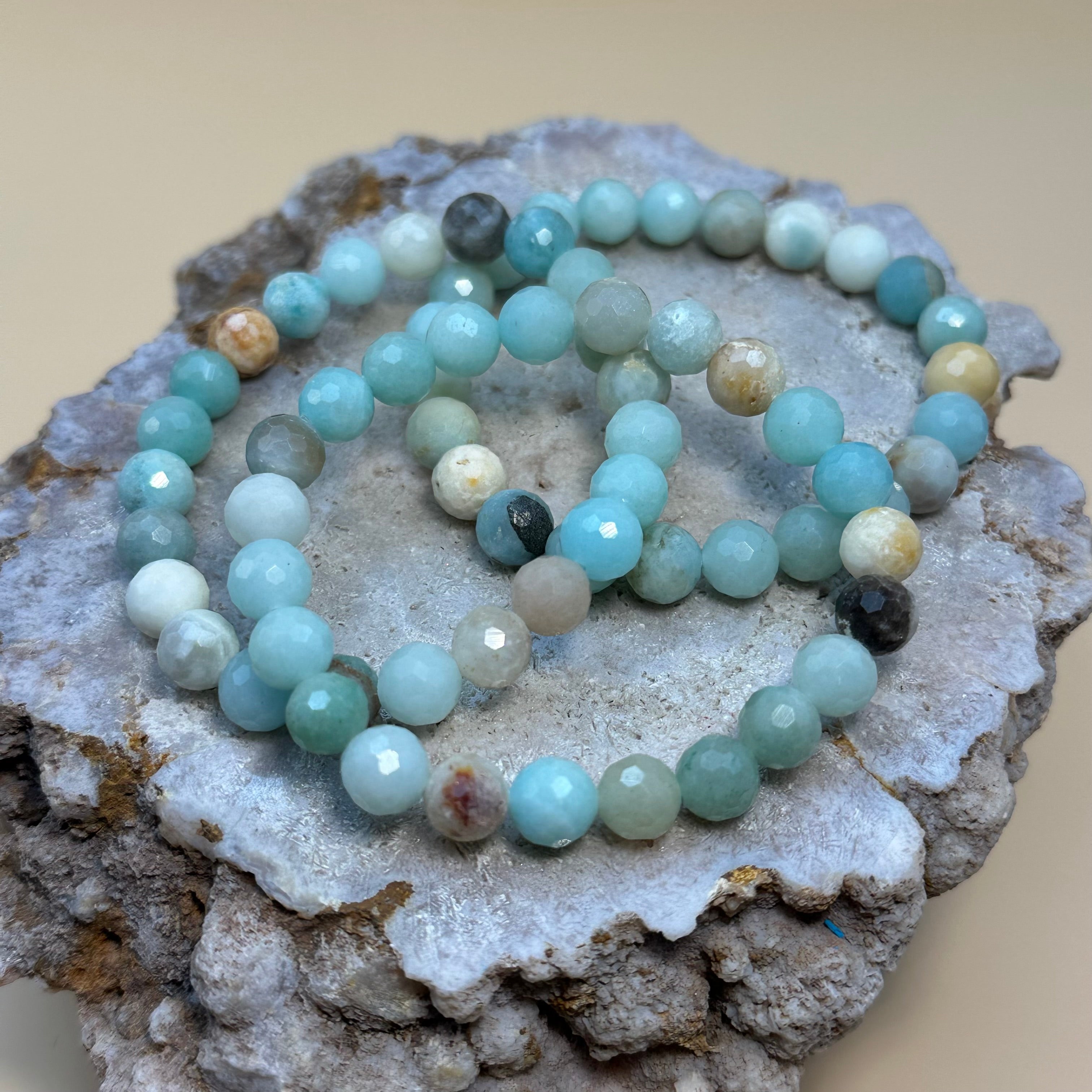 Hemimorphite Crystal Bracelet