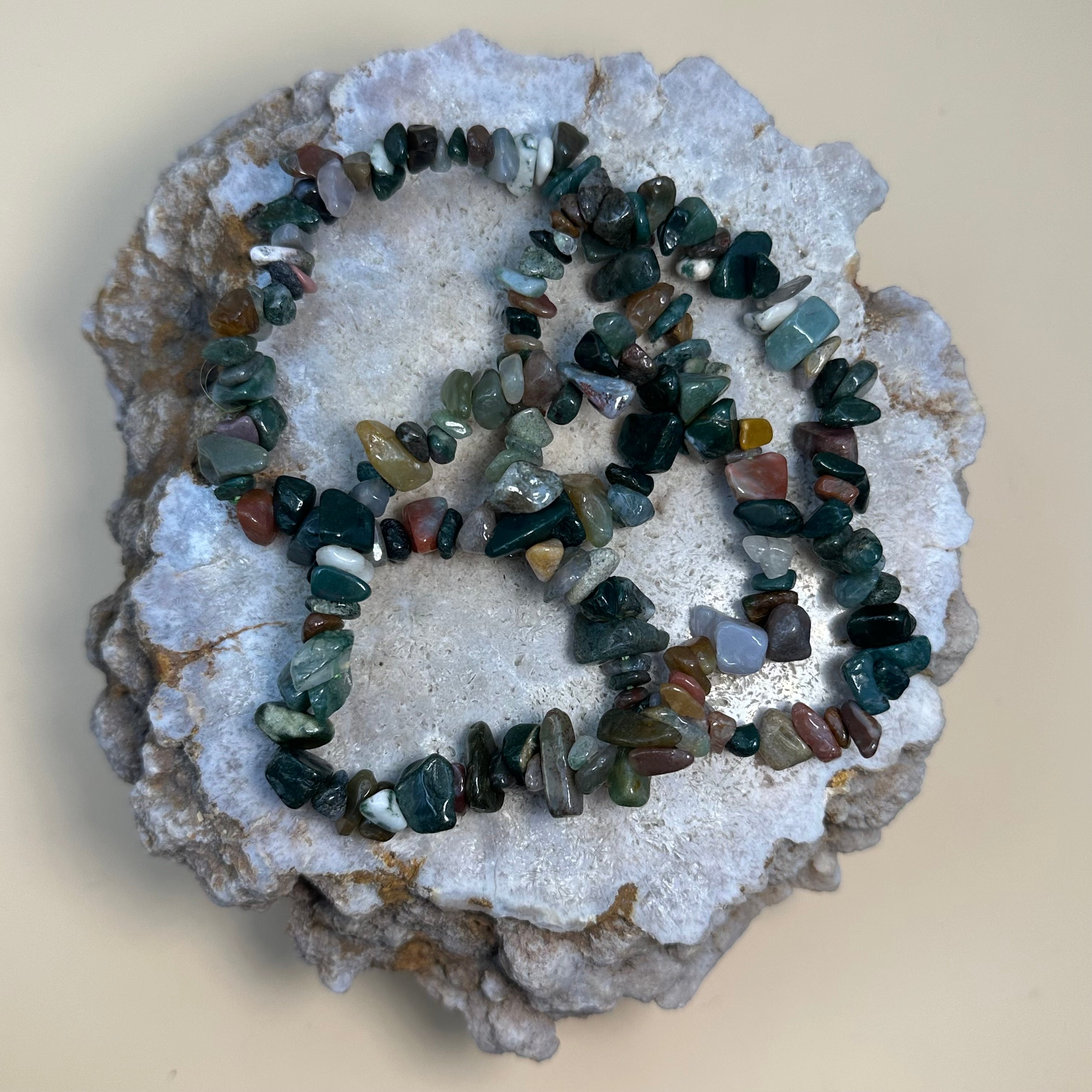 Colorful Agate Chip Bracelet