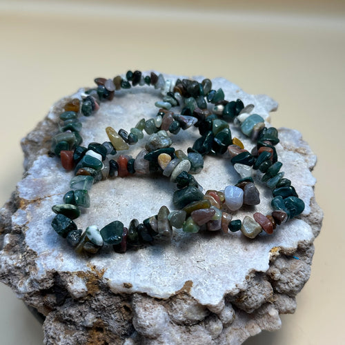 Colorful Agate Chip Bracelet