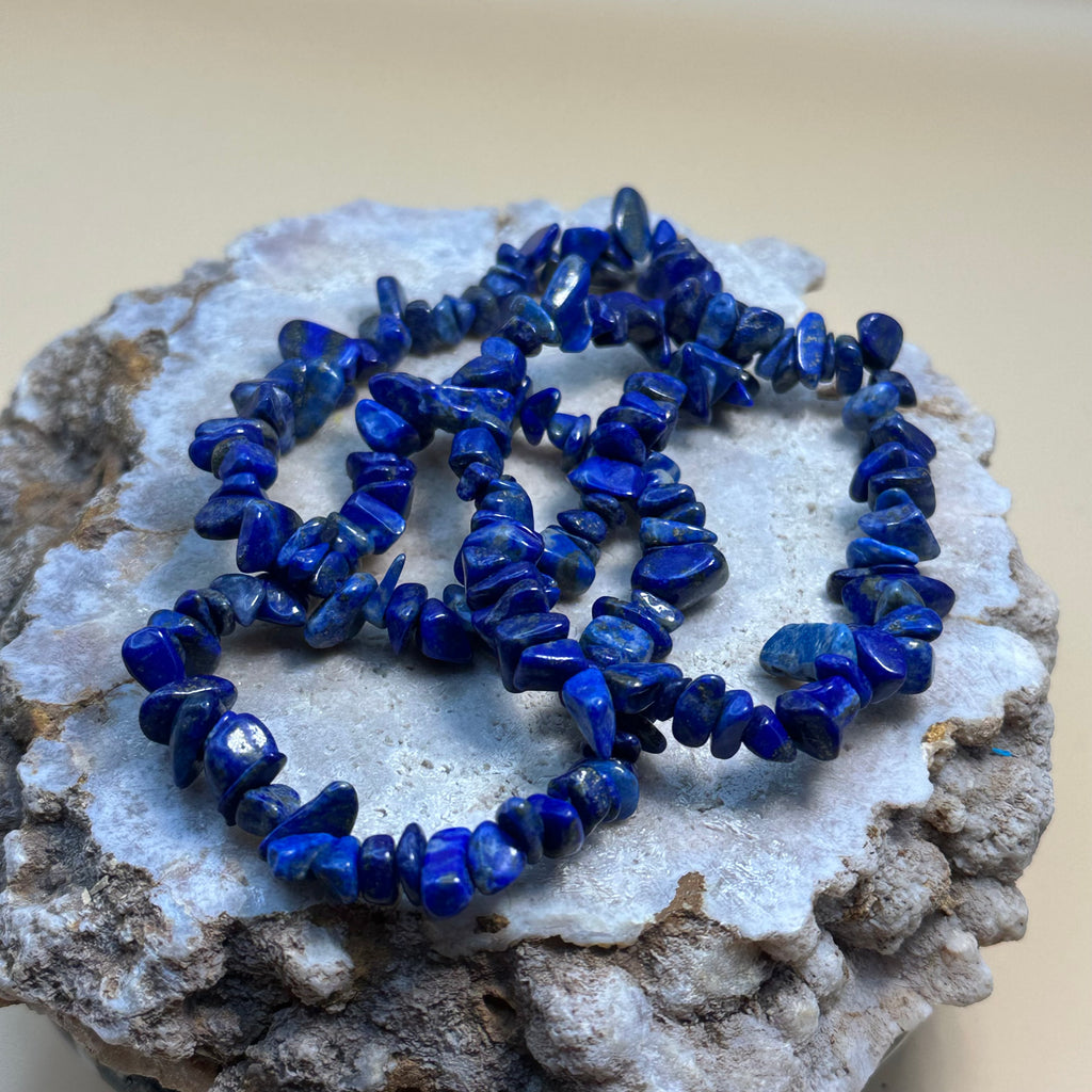 Lapis Lazuli Chip Bracelet