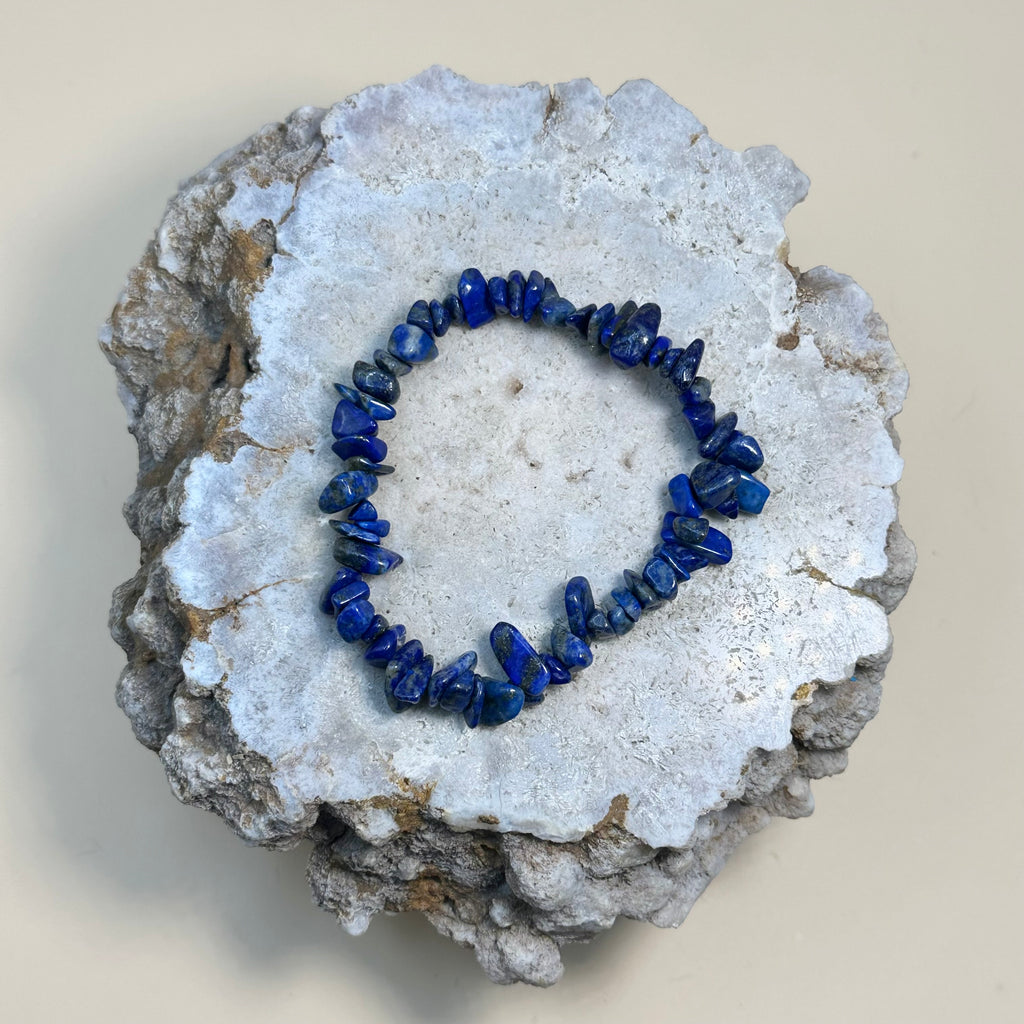 Lapis Lazuli Chip Bracelet
