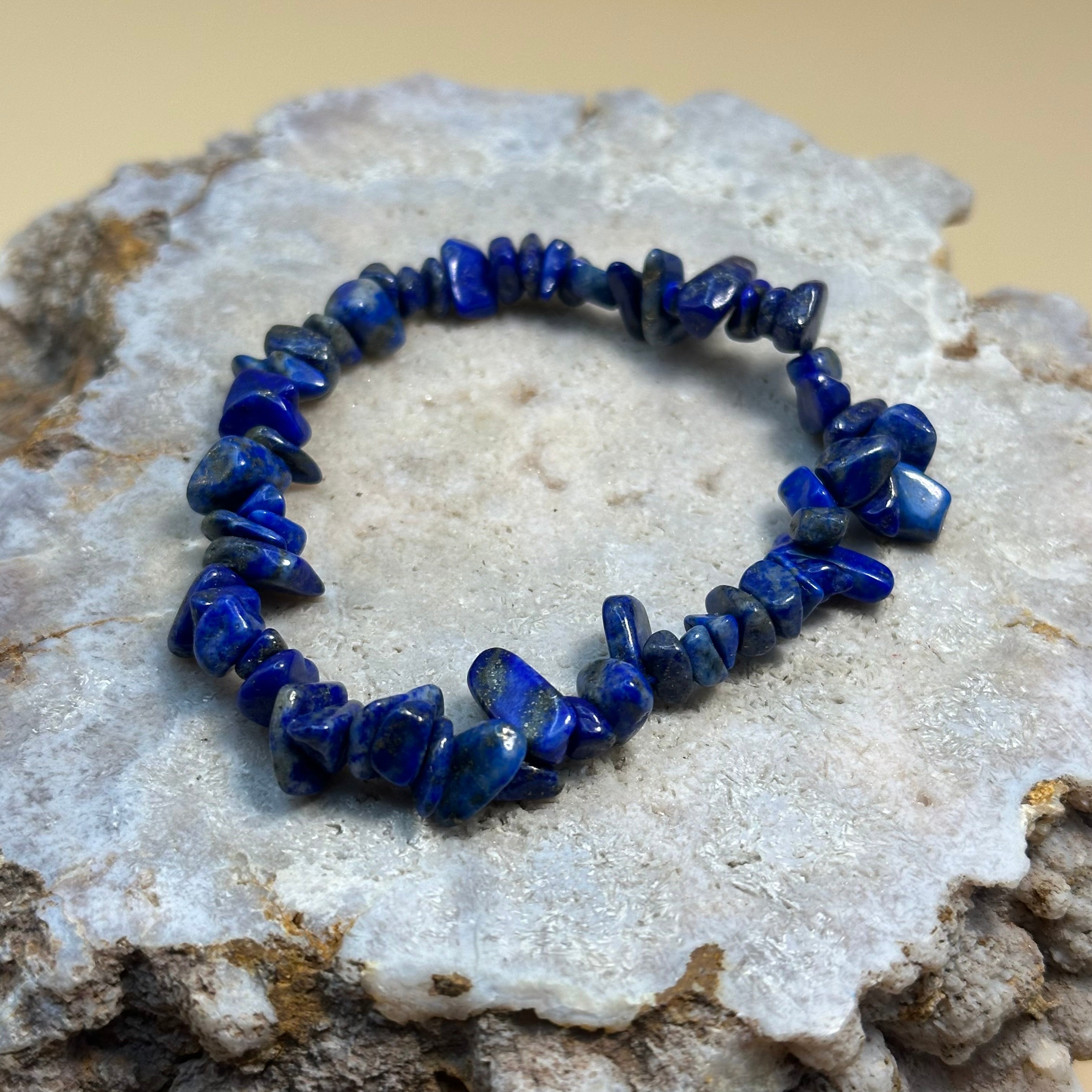 Lapis Lazuli Chip Bracelet