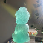 Green Fluorite Buddha