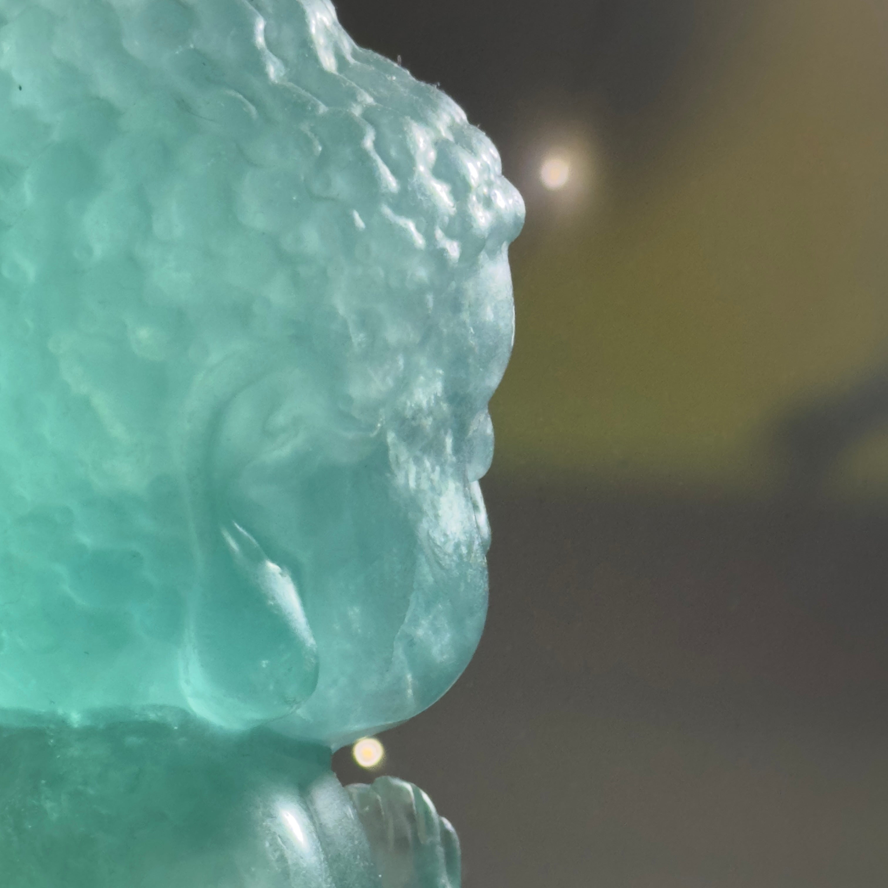 Green Fluorite Buddha