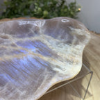 Large Black & Peach Moonstone Cloud Shaped Trinket Dish