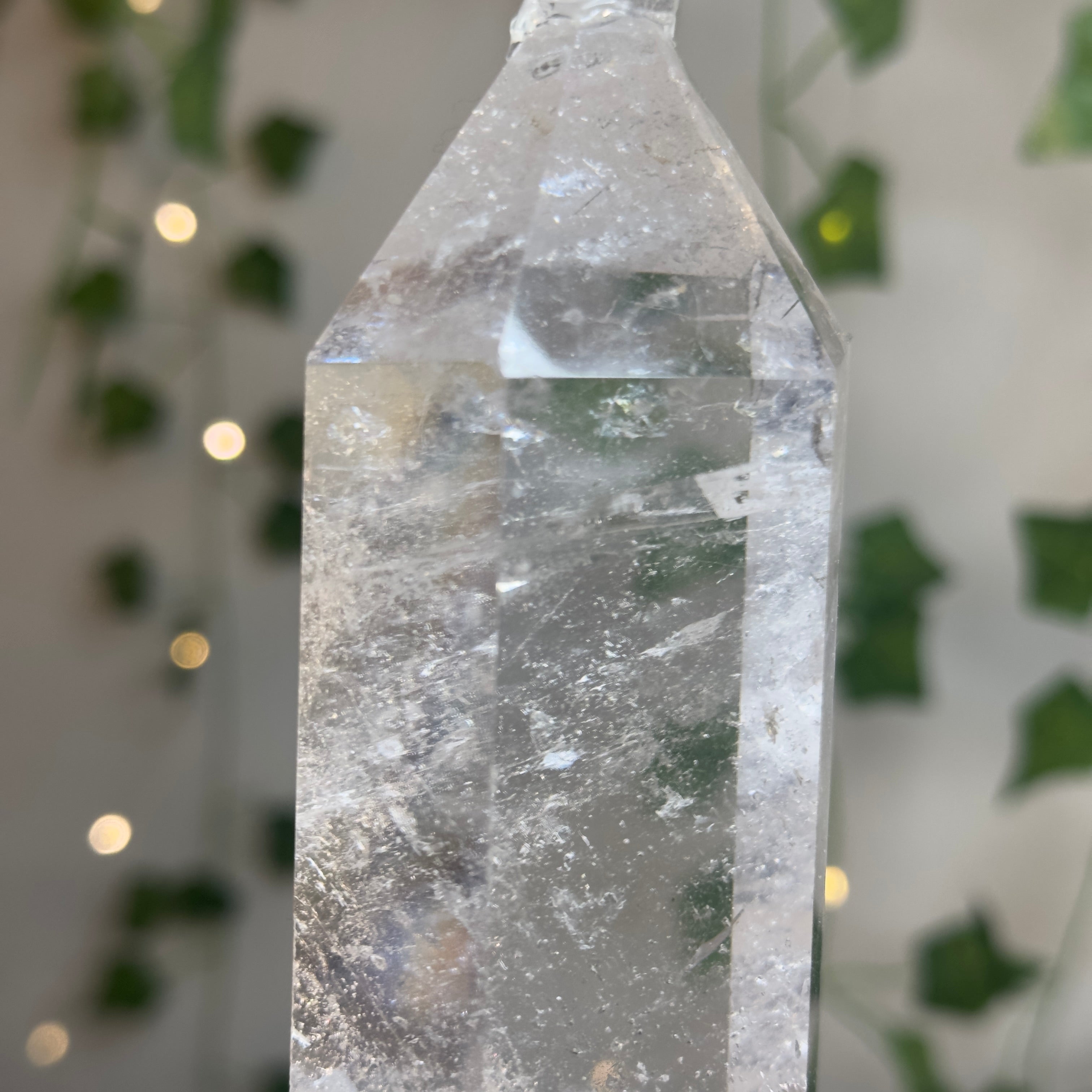 Large Clear Quartz Obelisk
