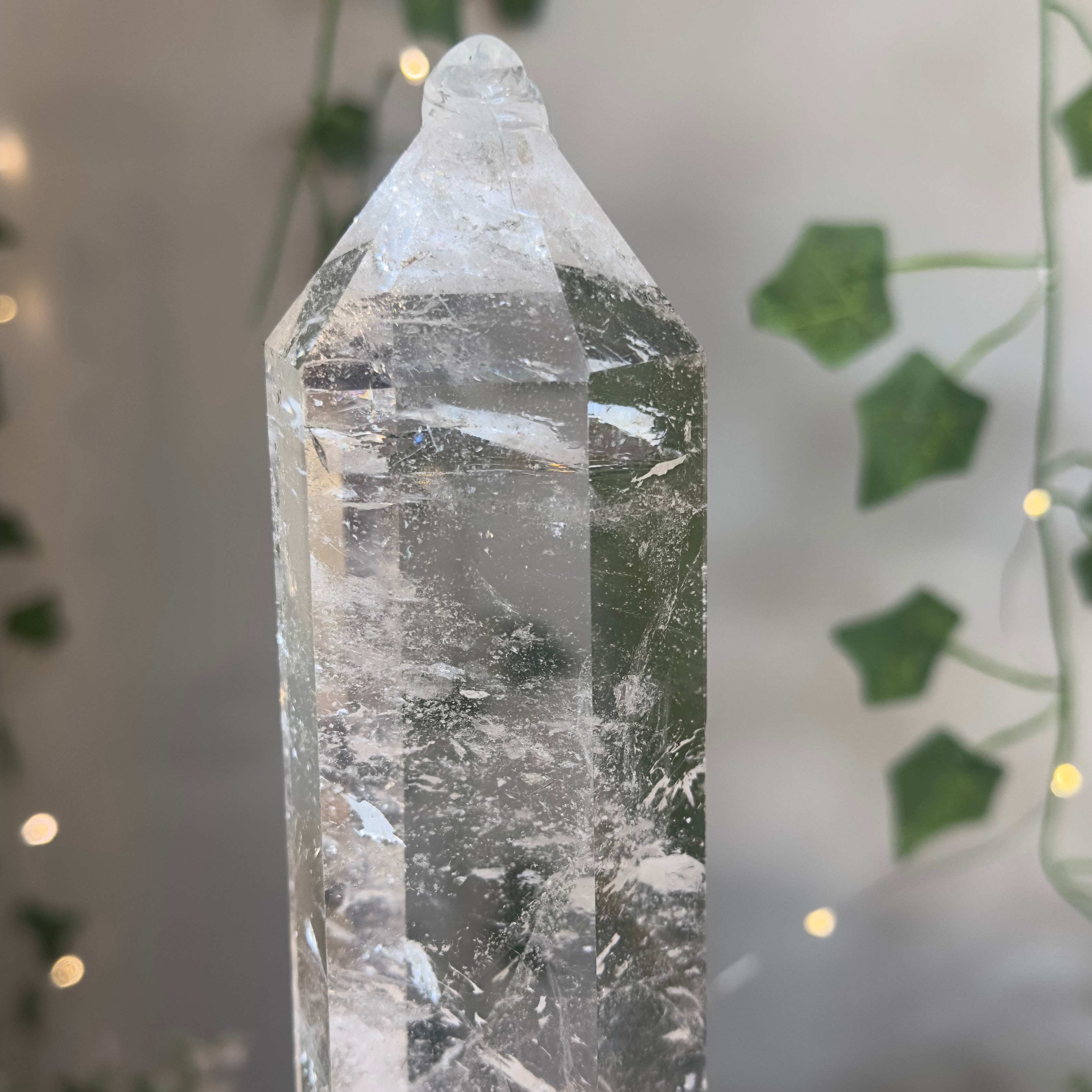 Large Clear Quartz Obelisk