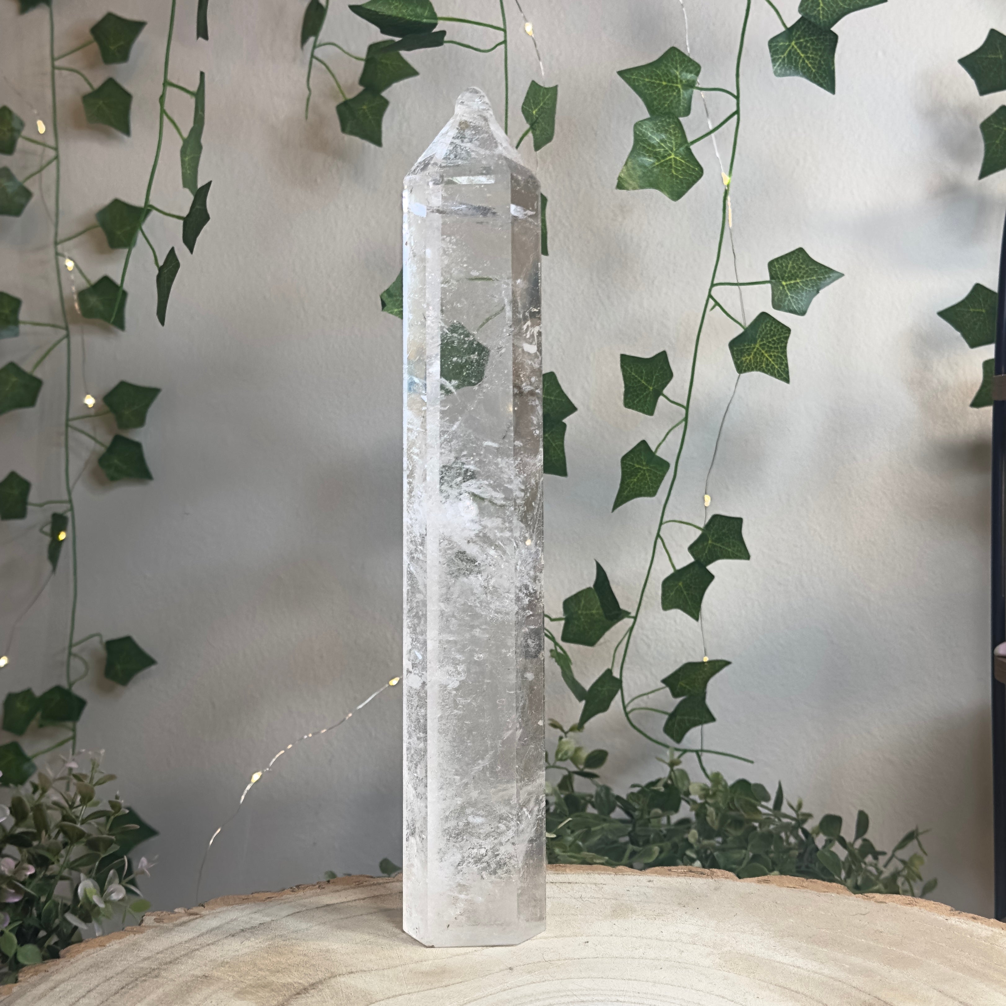 Large Clear Quartz Obelisk