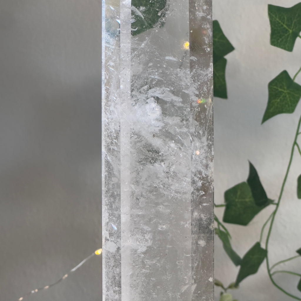 Large Clear Quartz Obelisk