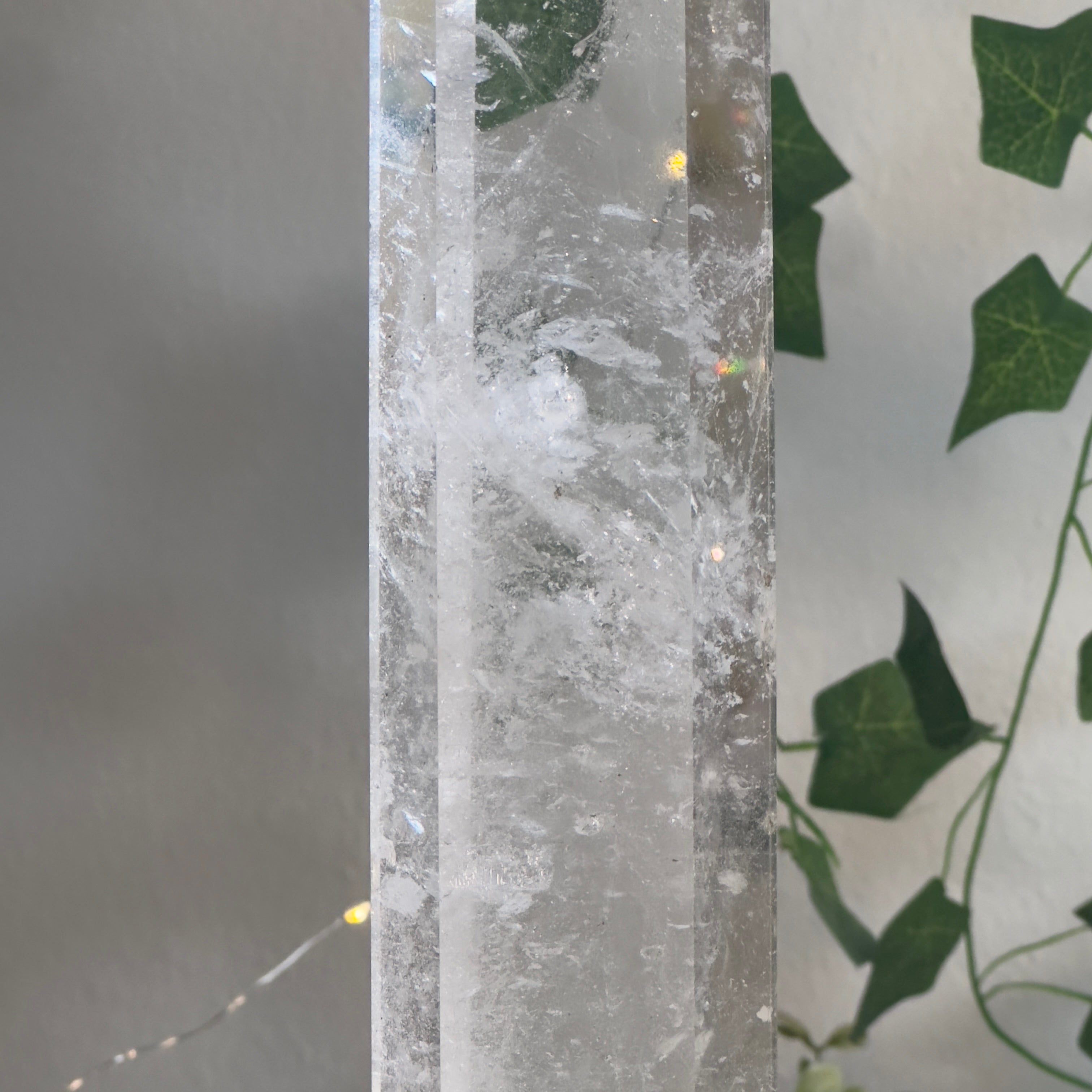 Large Clear Quartz Obelisk