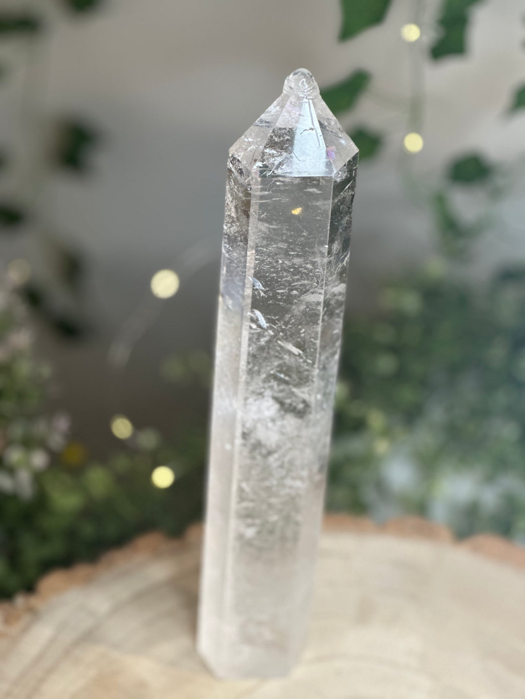 Large Clear Quartz Obelisk