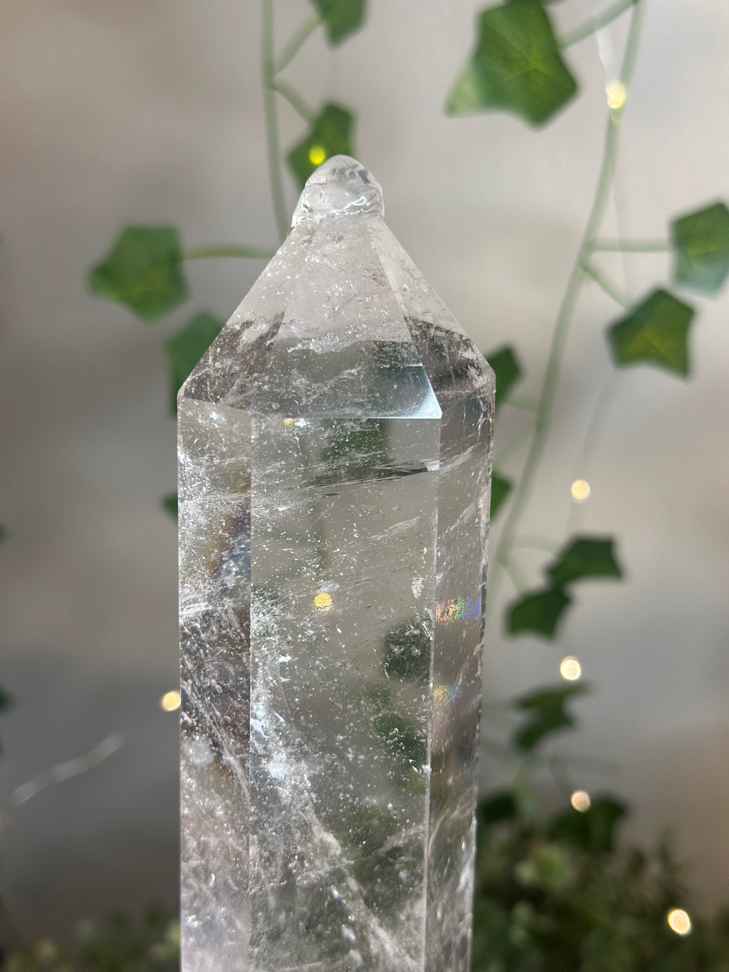 Large Clear Quartz Obelisk