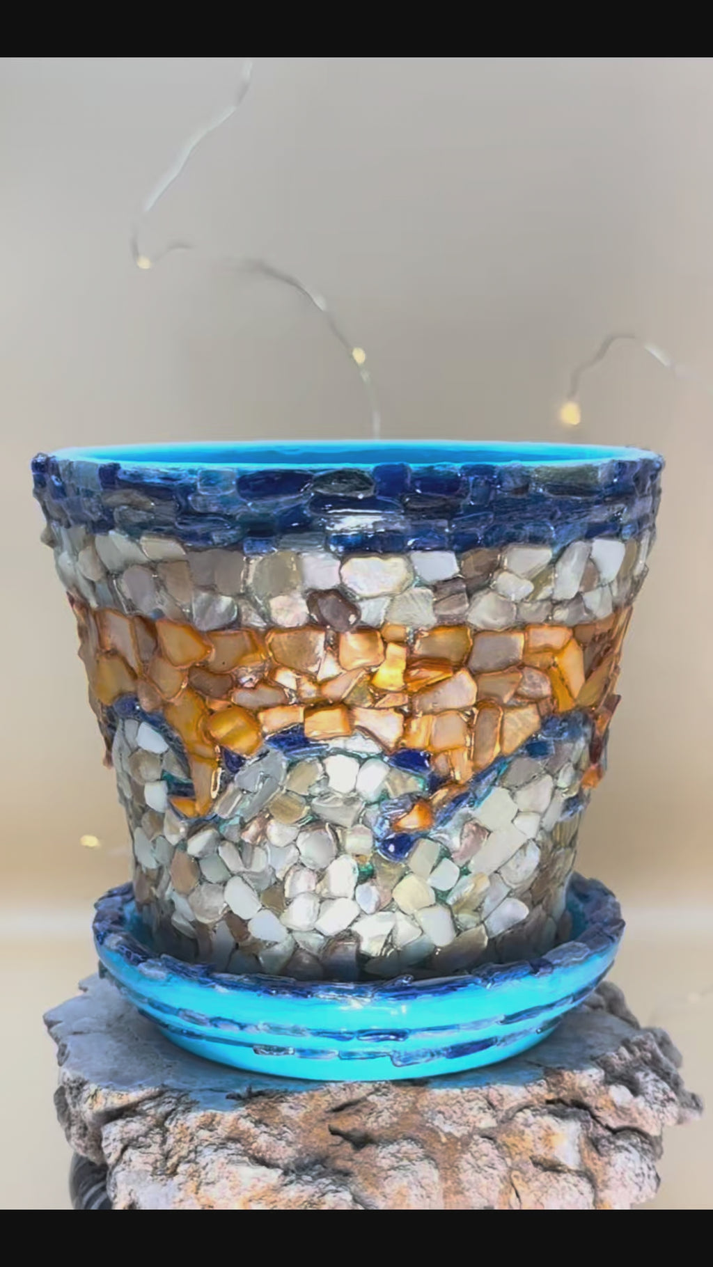 Destined by the Sea - Mosaic Art Planter 🌊